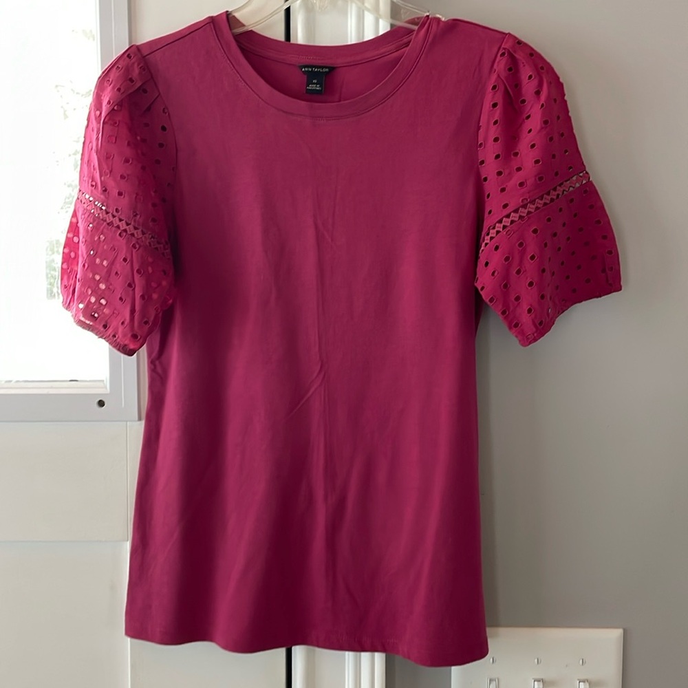 Ann Taylor short sleeve blouse